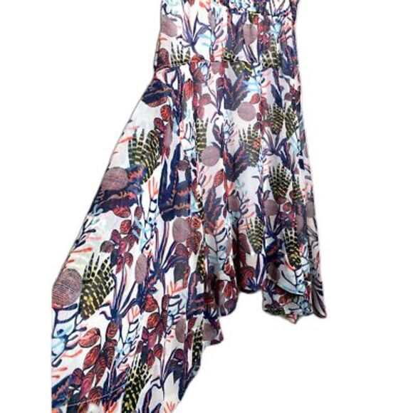 Grey Jason Wu Work + Sea Womens A Line Dress Multicolor Floral Lined 2 NWT - Picture 7 of 14